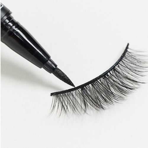 SYDONI LIQUID EYELINER & LASH GLUE IN ONE | Precision Liner + Strong Hold Net. Wt. 0.7 ml
