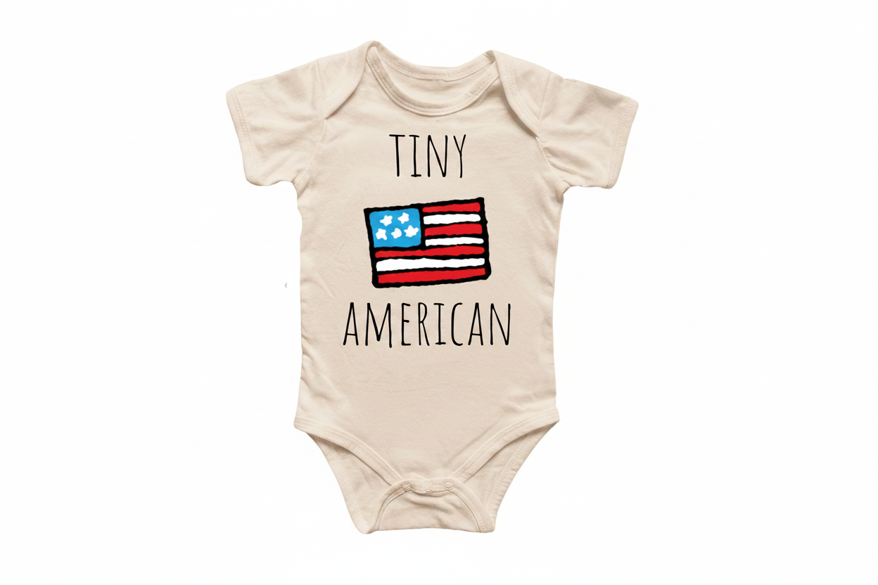 July 4th Patriotic Infant Bodysuit
