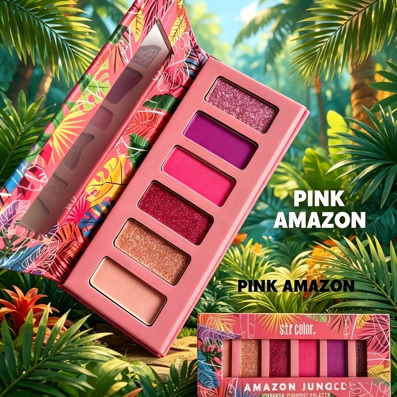 3-Piece Set of Six Popular Colored Eyeshadows