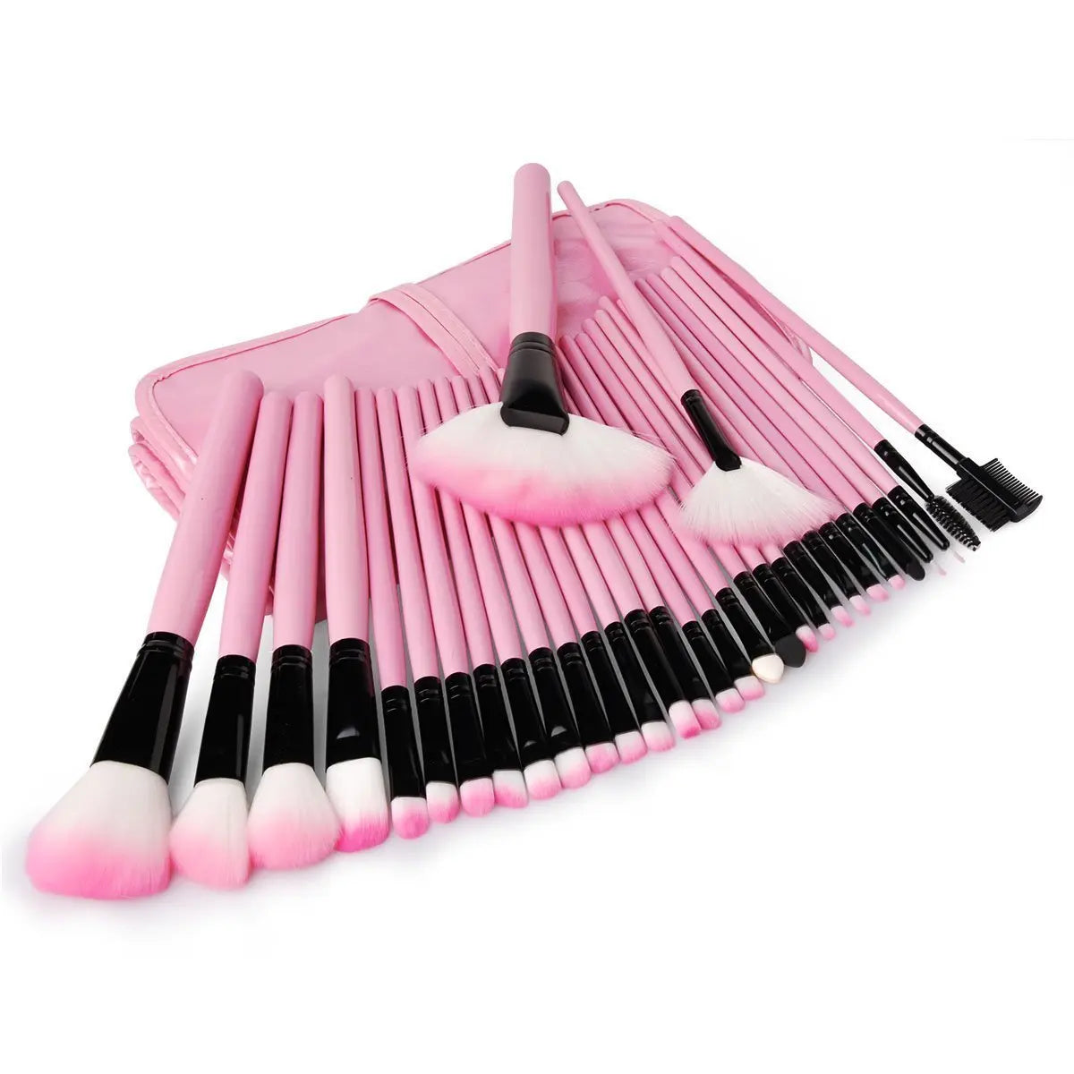 32-Piece Sculptor High Quality Wooden Makeup Brush Set