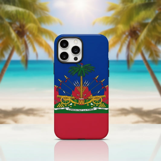 Haitian Flag Design iPhone Cover 1
