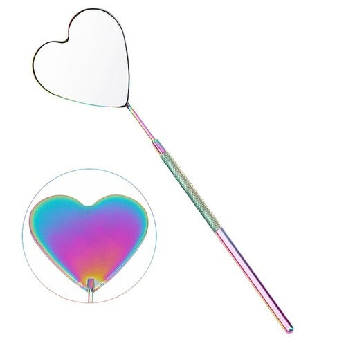 Eyelash Grafting Heart Mirror
