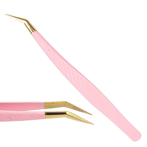 Pink Eyelash Tweezers