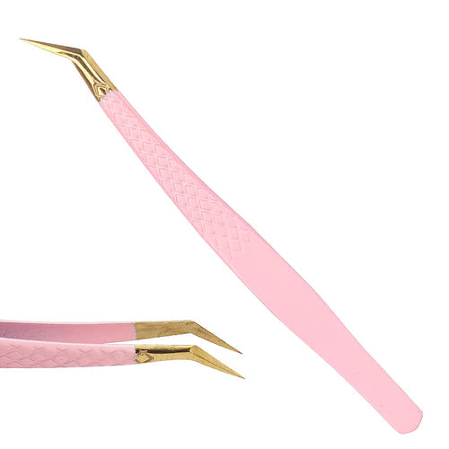 Pink Eyelash Tweezers