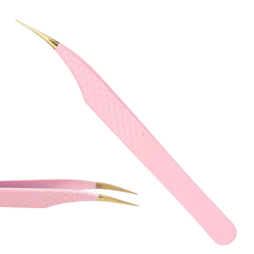 Pink Eyelash Tweezers