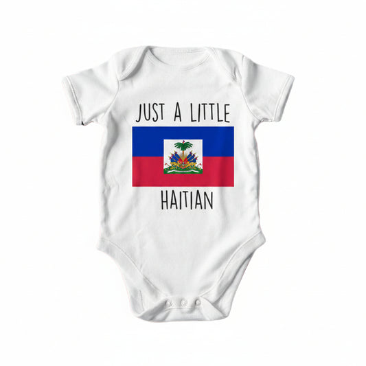 Haitian Flag Baby Bodysuit