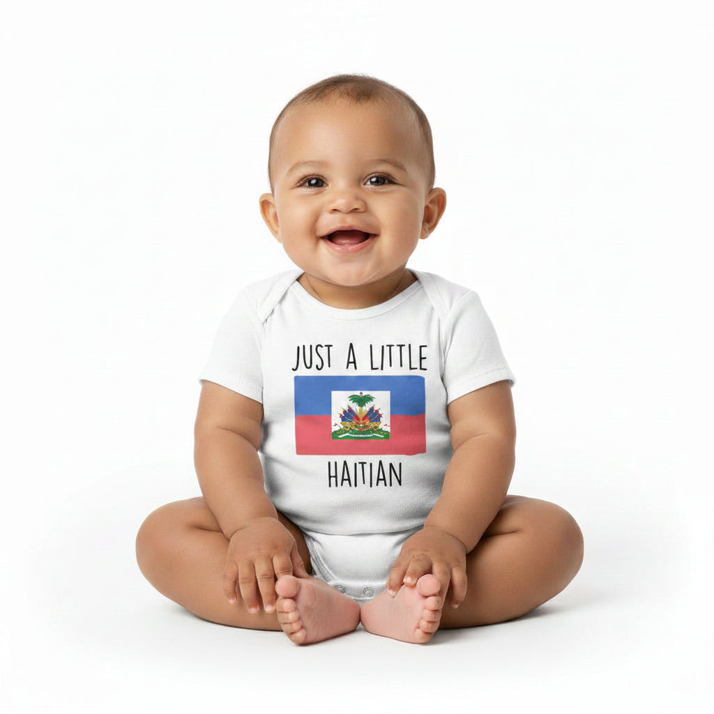Haitian Flag Baby Bodysuit
