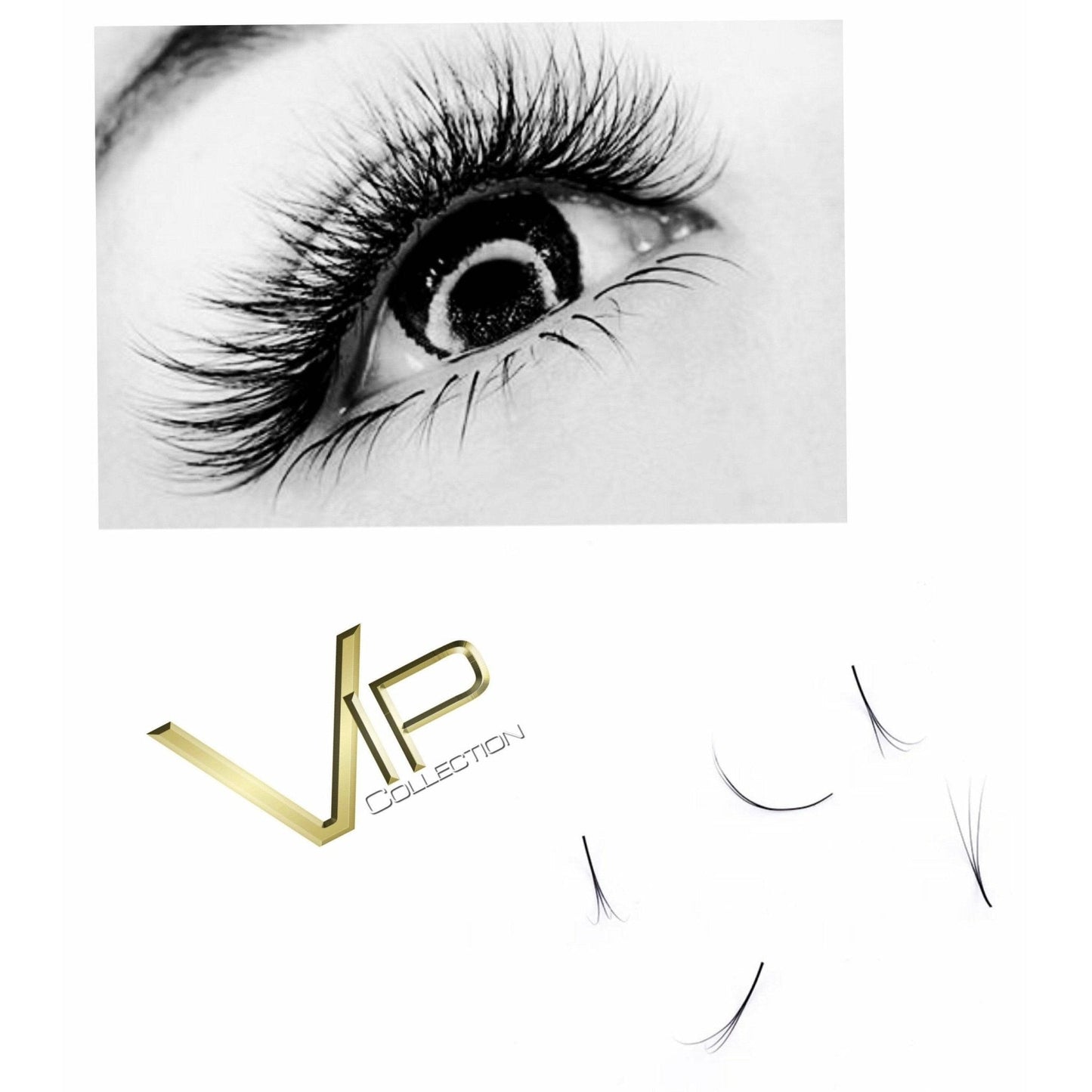VIP Eyelashes Pre Fanned Lash Extensions 12 Lines 3D