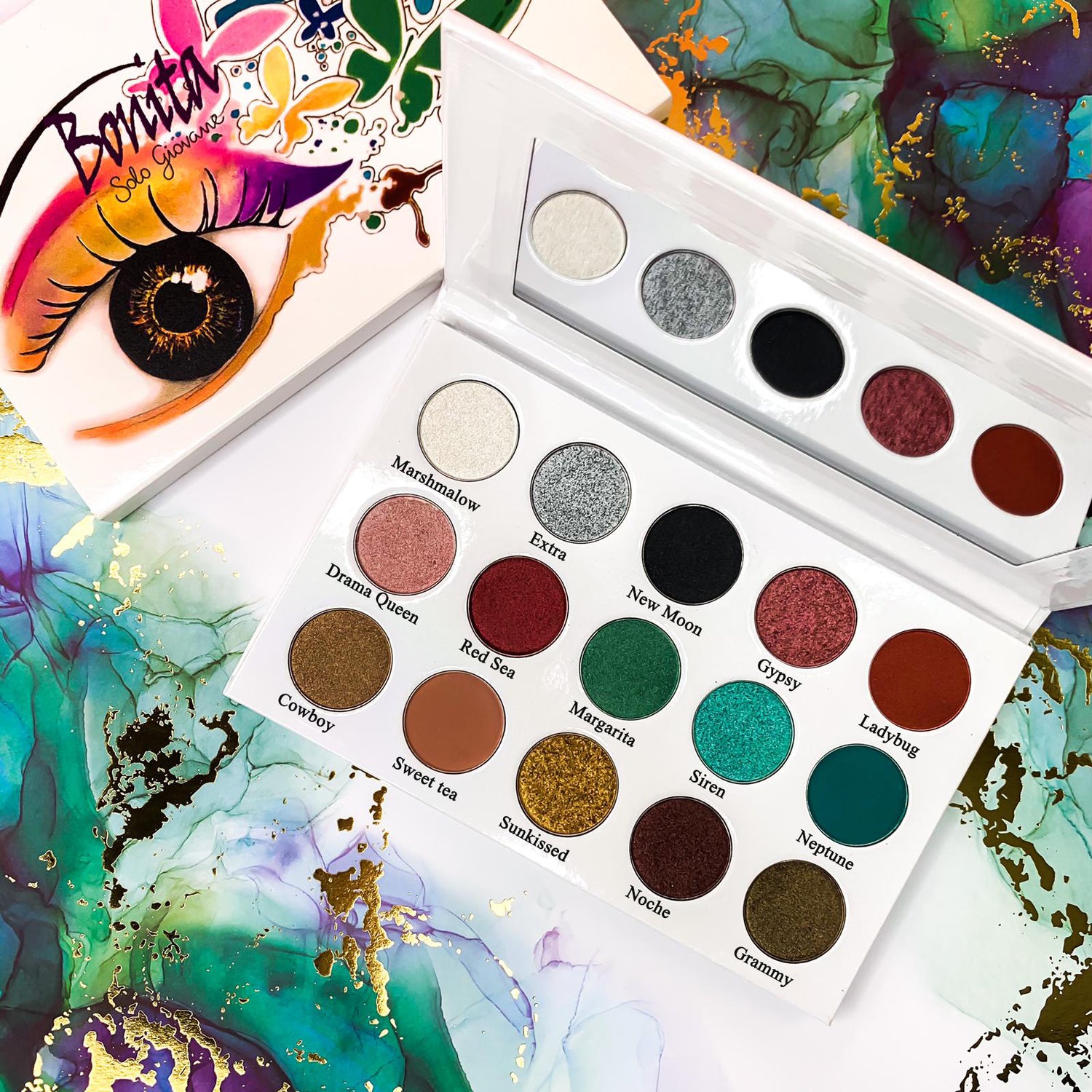 High Pigment Matte and Shimmer Eyeshadow Palette